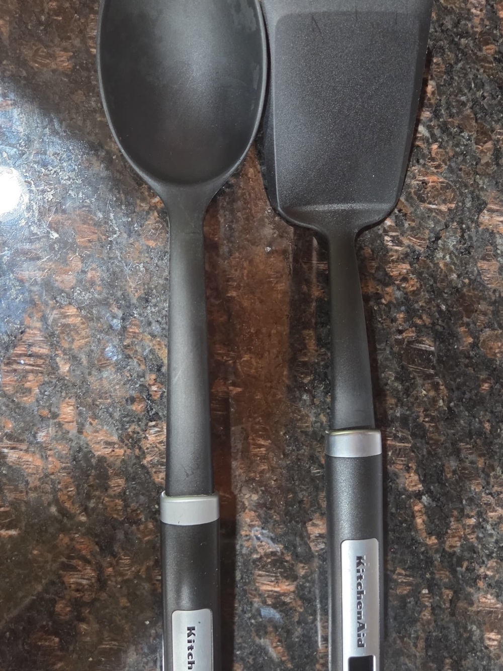 KitchenAid Black Nylon Spoon and Turner Utensil Set